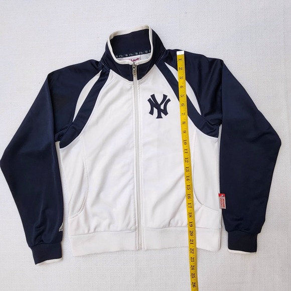 Therma Base Majestic New York Yankees MLB Baseball Full Zip-Up Jacket Sz S - Picture 6 of 11